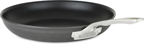 Vista 7 de Viking Sartenes antiadherentes, 2 piezas de utensilios de cocina anodizados duros, 10 y 12 pulgadas, gris