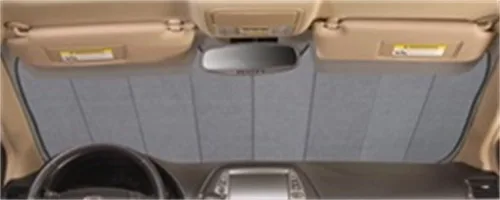 Vista 6 de intro-tech fd-906 a plata ajuste personalizado auto Sun Shade, Sombra plegable premium (buena), Plateado