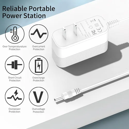 Vista 4 de Cargador de repuesto de 19.2 V para Verilux HappyLight Lucent VT22WW3 lámpara de terapia de luz adaptador de CA