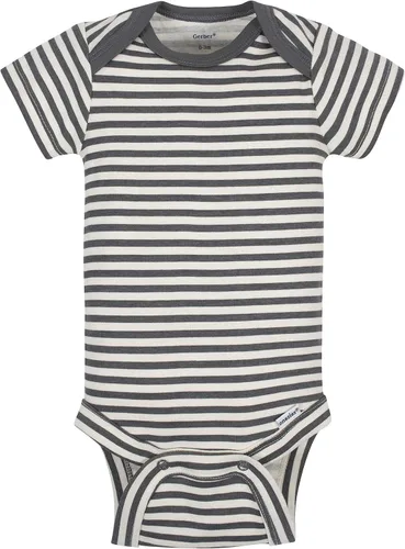 Vista 7 de Grow by Gerber baby-boys 5-pack Short-sleeve Onesies Bodysuits