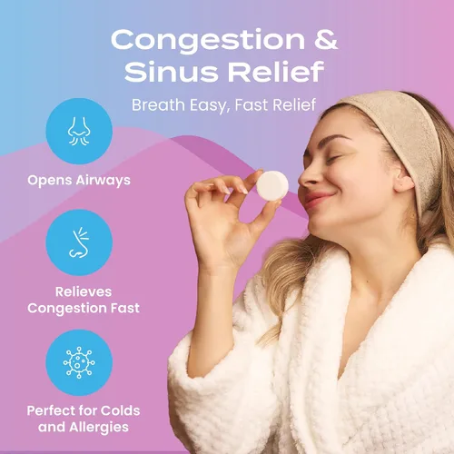 Vista 3 de Body Restore Vaporizadores de ducha de aromaterapia, paquete de 12 – Regalos de cumpleaños para mujeres, hombres, artículos esenciales de viaje