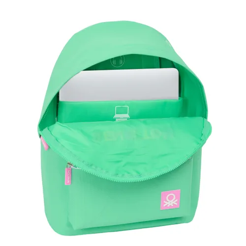 Vista 5 de Mochila para Portátil Benetton benetton Verde 31 x 41 x 16 cm