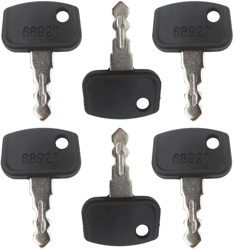 Vista 4 de 6 llaves de encendido PL501-68920 compatibles con cortacésped tractor Kubota BX25 BX 2350 BX 2360 F2680 ZD221 ZD321 ZD323 ZD326 RTV 500 RTV 900 UTV