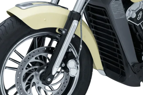 Vista 2 de Kuryakyn Acentos legados para la parte inferior de la pierna para Indian Scout, cromados
