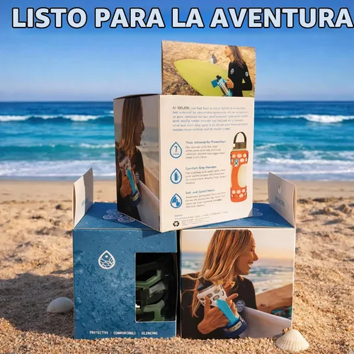 Vista 8 de Funda protectora de silicona para botella con asa, accesorios para botella de 26 oz y 36 oz de acero inoxidable