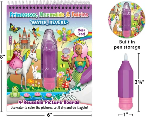 Vista 5 de Teacher Created Resources Princesas, sirenas y hadas revelación del agua (TCR21009)