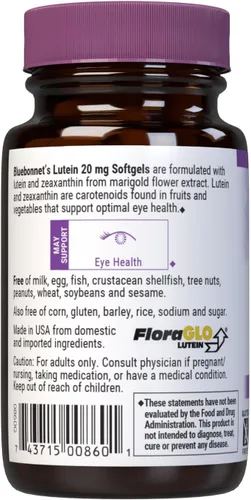 Vista 3 de BLUEBONNET LUTEÍNA NUTRICIONAL 20 mg