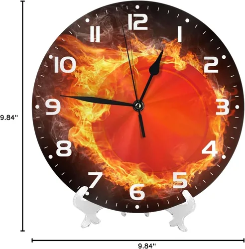 Vista 8 de Reloj de pared para niños y niñas, de 10 pulgadas, silencioso, sin tictac, fácil de leer, para niños, niñas, decorativo para habitación de niños