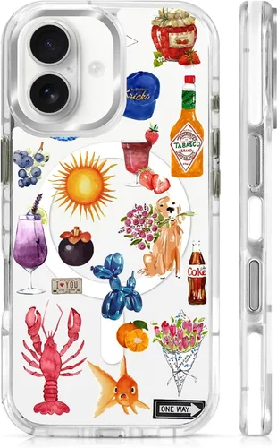 Vista 79 de Funda para iPhone 13 Pro, transparente con bonito patrón de tiburón azul, compatible con Magsafe funda protectora suave para mujeres y niñas (blanco)