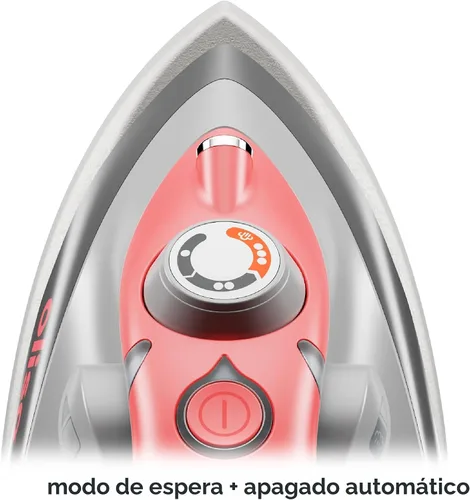 Vista 8 de Oliso M3Pro Project - Plancha de vapor con solemate (coral) y bolsa de transporte Oliso para mini planchas