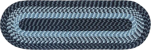 Vista 54 de La colección Better Trends Alpine Braid es una alfombra reversible para interiores duradera y resistente a las manchas 100% polipropileno
