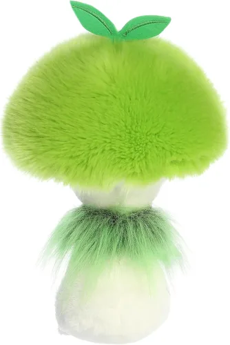 Vista 4 de Aurora Vibrant Fungi Friends Green Sprout - Animal de peluche – Diseño único – Compañeros adorables – Verde 9 pulgadas