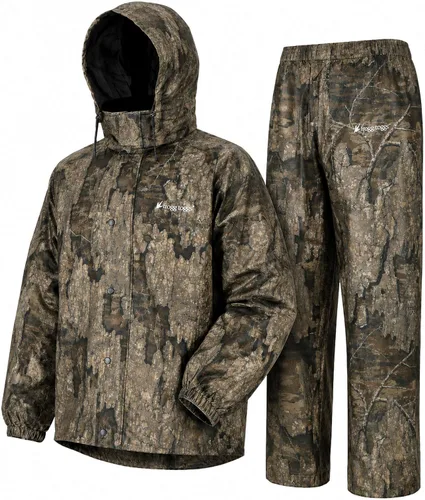 Vista 18 de FROGG TOGGS Traje de lluvia impermeable transpirable clásico de 3 capas para hombre, para todos los deportes Azul real/Negro