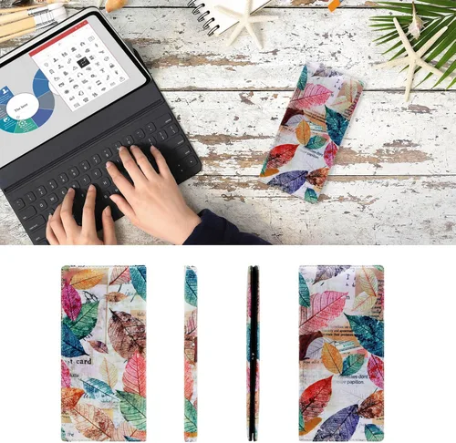 Vista 140 de HUA ANGEL Billetera ultra delgada para mujer, con bloqueo RFID, tarjetero de crédito, plegable, largo, hebilla magnética, billete para mujer, Owl