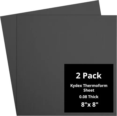 Vista 94 de Kydex Sheets - Solid Color DIY Kit for Crafting Holsters, Sheaths, and Mag Pouches - (8x8, 8x12, 12x12), Premium Thermoform Sheets - Thick, Durable