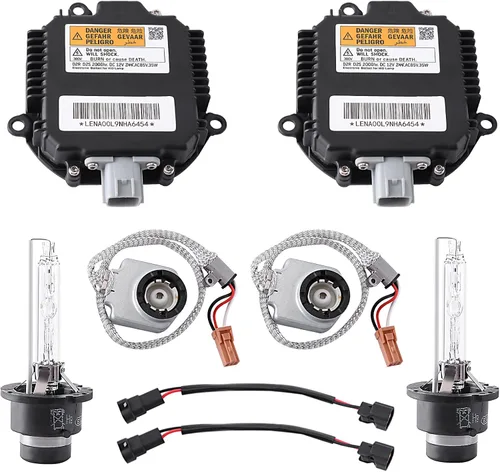 Vista 10 de 28474-89904 Módulo de unidad de control de balasto de xenón HID con encendedor y bombilla D2S, compatible con balasto Nissan 350Z Coupe 2003-2009 1