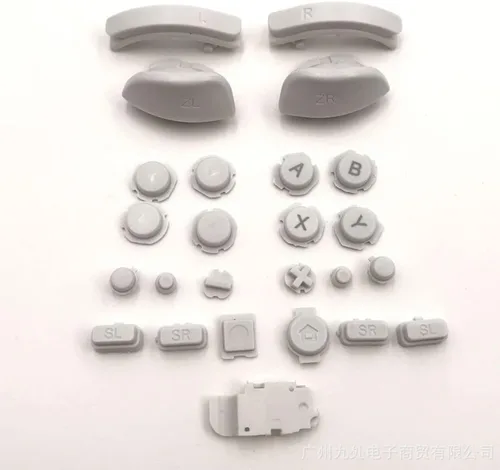 Vista 4 de Replacement ABXY D Pad Keys Buttons with Silicone Mat for Nintendo Switch Lite L R ZL ZR Trigger Button Repair Parts