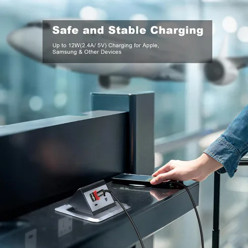 Vista 4 de Rixmie Bloqueador de datos USB-C hembra a USB-A (paquete de 2) 2025 nuevo 100% eliminación de posibilidades de transferencia de datos, solo