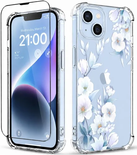 Vista 36 de Funda para iPhone 13 y iPhone 14 (6.1 pulgadas), funda protectora delgada de poliuretano termoplástico suave a prueba de golpes, bonito