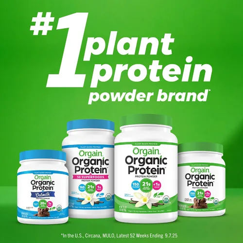 Vista 8 de Orgain polvo protéico orgánico a base de plantas, 3 Sabores, varios tamaños