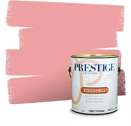 Vista 764 de Prestige Paints Pintura exterior e imprimación en uno, 1 galón, plano, coincidencia comparable de Valspar* Amber Rose*