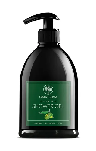 Vista 11 de GAIA Oliva Gel de ducha de aceite de oliva – Gel de ducha natural con coco, gel corporal hidratante e hidratante para mujeres y hombres, gel de baño