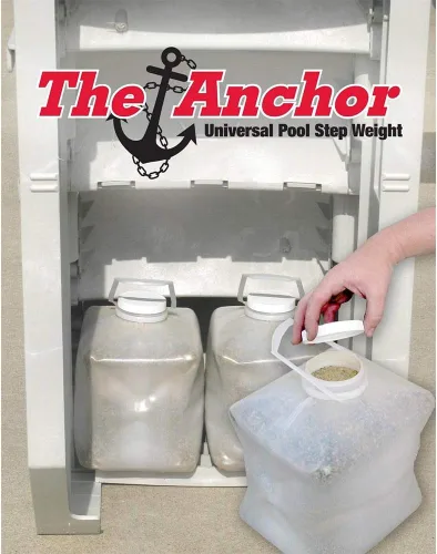 Vista 2 de Pesa universal para anclar las escaleras de la piscina
