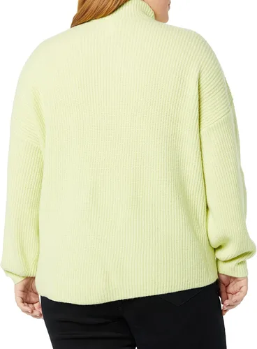 Vista 2 de Tienda Essentials Suéter de cuello polo elástico de media cremallera para mujer (anteriormente Daily Ritual)