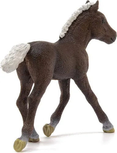 Vista 4 de Schleich Farm World, juguetes de caballos para niñas y niños, figura de juguete de caballo bebé, potro de la selva negra, a partir de 3 años