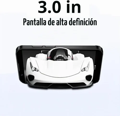 Vista 4 de Mini teléfono inteligente 3G desbloqueado, 3.0 pulgadas HD Android Dual Sim Quad Core Face ID Mini Premium Niño Pequeño Teléfono celular de bolsillo