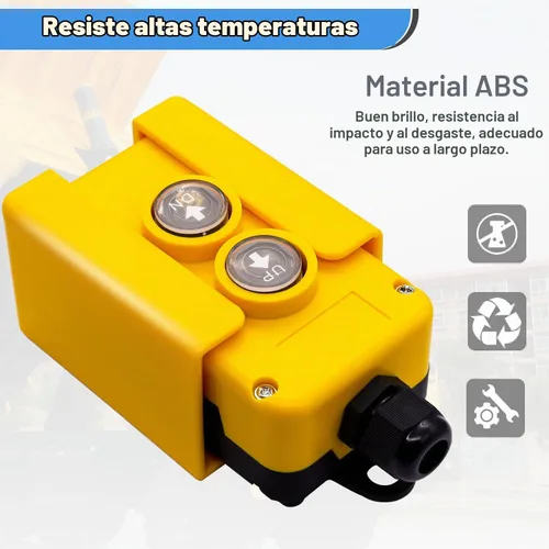 Vista 4 de mxuteuk - Interruptor de control remoto de 4 cables para remolque basculante 12V CC, interruptor arriba-abajo para bomba hidráulica de doble efecto