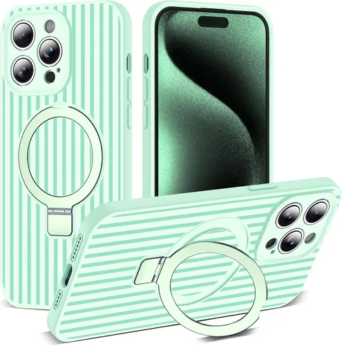 Vista 160 de SKYLMW Funda diseñada para iPhone 11 con soporte magnético invisible Compatible con Mag-Safe, a prueba de caídas de grado militar, a prueba