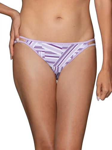 Vista 124 de Vanity Fair Bragas de bikini con tira para mujer, Illumination, con elástico sedoso y ribete de satén Paquete de 3 Negro (Midnight Black)