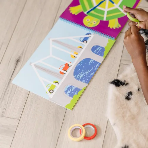 Vista 8 de Libro de actividades de Melissa & Doug (idioma español no garantizado), Cinta libro de actividades, Multi