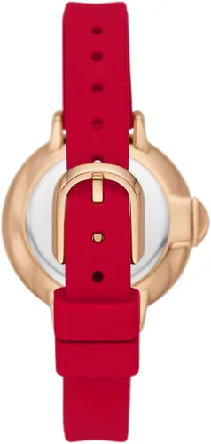 Vista 3 de Kate Spade New York Park Row - reloj de cuarzo de acero inoxidable y silicona para mujer