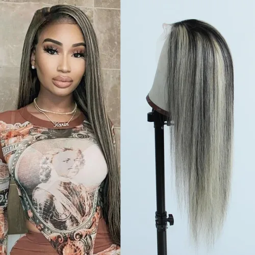 Vista 10 de Pelucas de encaje frontal Bob, pre-arrancadas, lisas, sin pegamento, 130% de densidad, cortas, cabello humano virgen brasileño con cabello de bebé