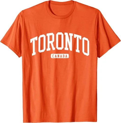 Vista 89 de Camiseta estilo universitario de Toronto Canada, Negro
