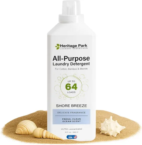 Vista 15 de Heritage Park - Detergente para ropa de lujo Detergente para ropa natural y enzimático probado por dermatólogos, a base de plantas, respetuoso