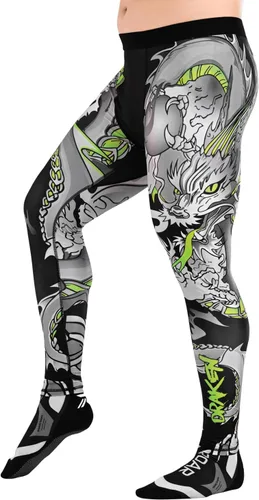 Vista 47 de Roar MMA - Pantalones de compresión para entrenamiento de gimnasio