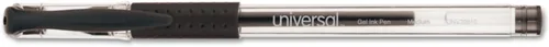 Vista 2 de Universal 39510 Bolígrafo de gel con punta de bola, tinta negra, tamaño mediano, docena