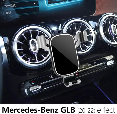 Vista 2 de LUNQIN - Soporte para teléfono de coche para Mercedes Benz Clase GLB 2020 2021 2022 2023 2024 2025 GLB250 AMG 35 4Matic y Benz EQB 2022-2025 250+