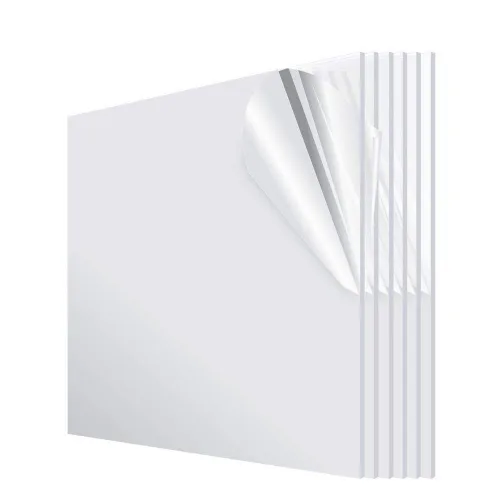 Vista 6 de AdirOffice Hoja de plexiglás acrílico de 12 x 12 pulgadas, 1/8 de grosor, duradera, resistente al agua y a la intemperie, multiusos e ideal