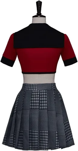 Vista 5 de Jabami Yumeko - Disfraz de cosplay de anime, uniforme escolar para mujer