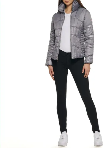 Vista 2 de GUESS Chaqueta acolchada acolchada para mujer