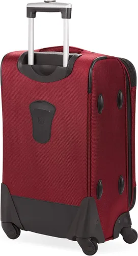 Vista 8 de SwissGear - Equipaje suave expandible Sion con ruedas, Borgoña