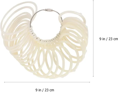 Vista 2 de Happyyami Pulsera Círculo Anillo Tamaño Herramienta de Medición Herramienta de Medición Joyería Herramienta de Medición Pulsera