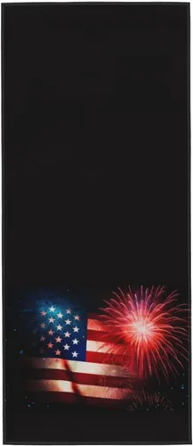 Vista 35 de Toallas suaves para los dedos, toalla de mano de fuego y agua para regalo durante todas las estaciones, 12 x 27.5 pulgadas