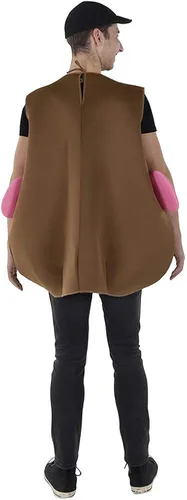 Vista 4 de r & l food dist inc. Dress Up America Mr. Potato Costume para adultos El producto viene completo con túnica y sombrero