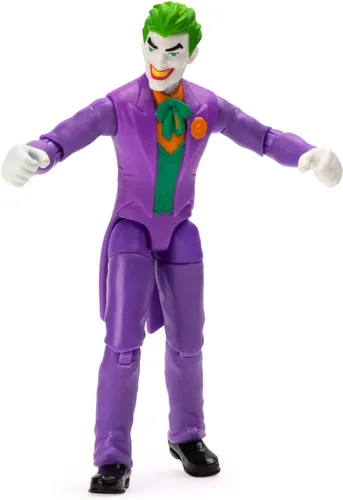 Vista 4 de Figura de acción de DC Batman 2020 The Joker de 4 pulgadas por Spin Master