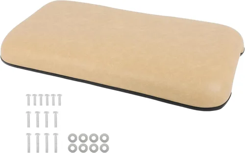 Vista 8 de SCITOO Conjunto de respaldo de asiento delantero para carrito de golf EZGO RXV 2008-up, cojines de repuesto estilo fábrica, color marrón